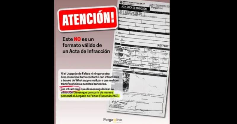 Ni el Juzgado de Faltas ni ninguna otra rea municipal establece contacto con infractores a través de Whatsapp o mails aseguraron