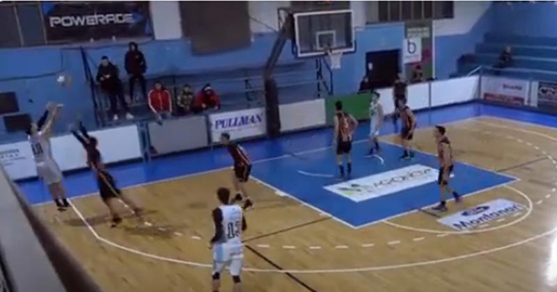 Argentino selló el triunfo ante Sportivo con este triple de Benjamín Levato