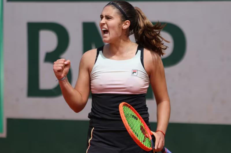 Julia Riera llega en pleno ascenso a su estreno en Roland Garros