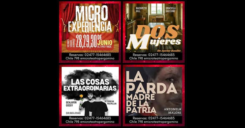 Micro Teatro Pergamino estrena nueva temporada de microexperiencias teatrales