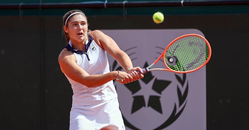 Julia Riera perdió este martes en la ronda inicial del torneo de Wimbledon