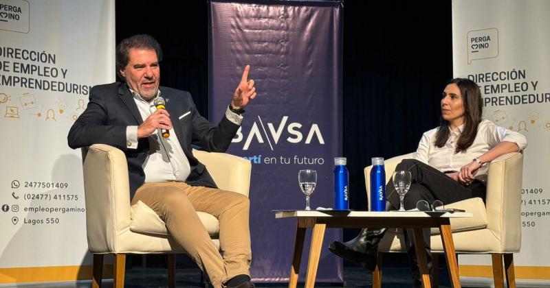 Claudio Zuchovicki pasó por Pergamino para brindar una conferencia a sala llena