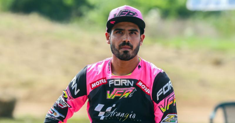 Santiago Arangio inicioacute el Mundial de Flat Track con un 15deg puesto en Boves