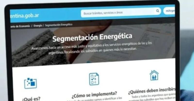 Alrededor de 17 millones de usuarios deben volver a anotarse en el Registro de subsidios a la electricidad y el gas