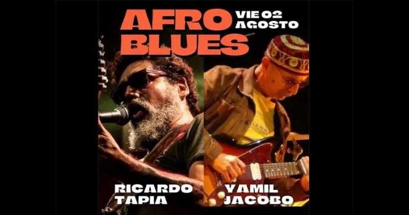 Este viernes se presenta en Pergamino Ricardo Tapia junto a Jamil Jacobo con el espectculo Afro Blues