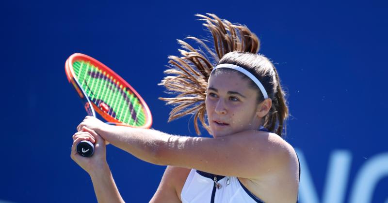 Julia Riera no pudo cantar victoria en el inicio de su gira sobre canchas rpidas