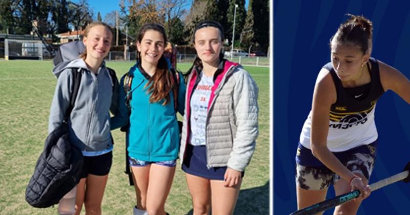 Amparo Corelli Emma Scaglia y Clara Hulten de Viajantes y Serena Iacaruso de Gimnasia