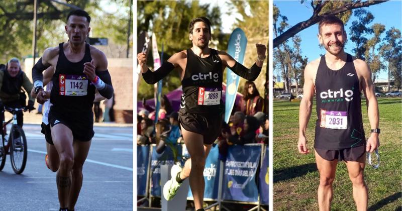 Luciano Dragi Martín Baccarelli y Gabriel Vecino encabezaron la participación pergaminense en los 21K de Buenos Aires