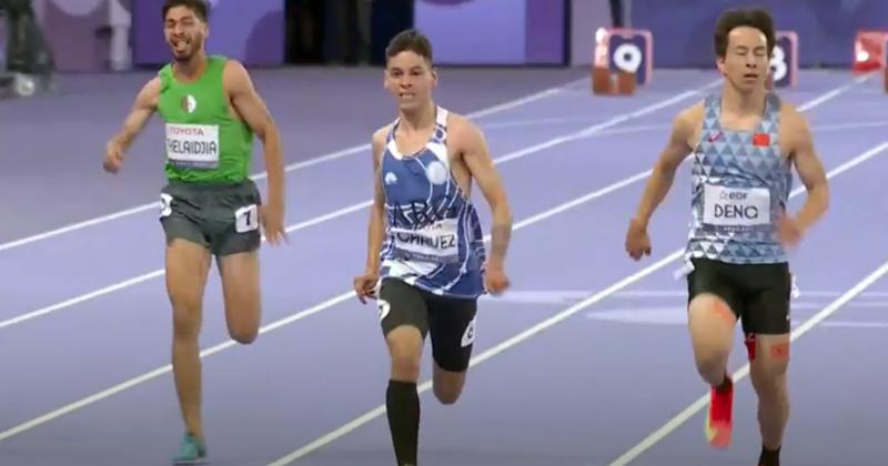 Alexis Chvez voló en la pista del Stade de France y se metió en la final