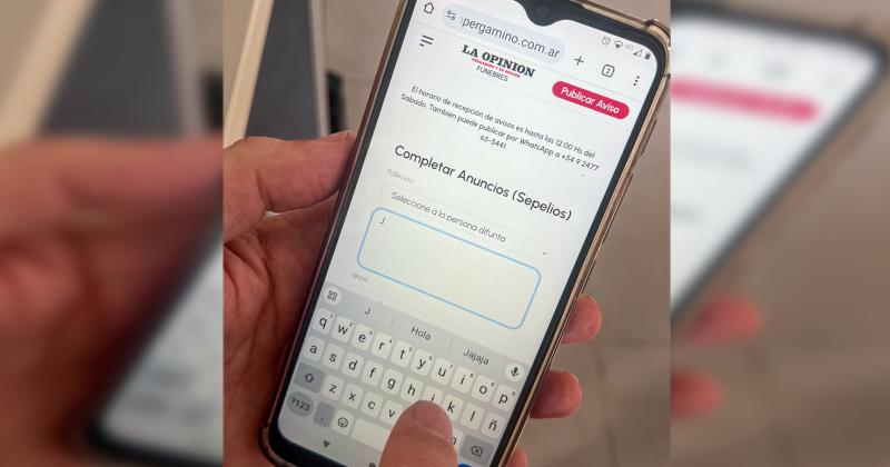 Desde el celular o la computadora en tres simples pasos el aviso estar publicado