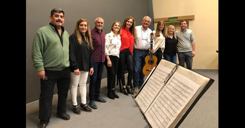 La agrupación en una de sus últimas presentaciones en el auditorio de la Biblioteca Menéndez