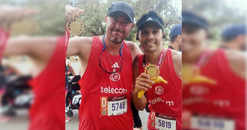 Diego Cocconi y Mauricio Mesonero sumaron otro maratón en Buenos Aires