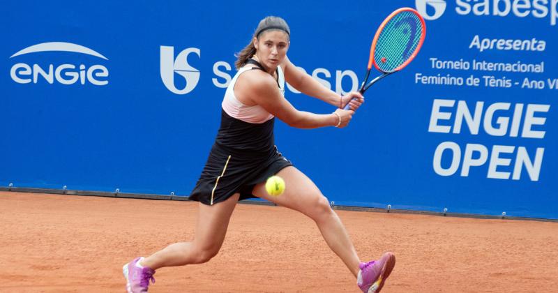 En San Pablo llegó ms lejos que en las dos semanas previas y trepó en el ranking WTA