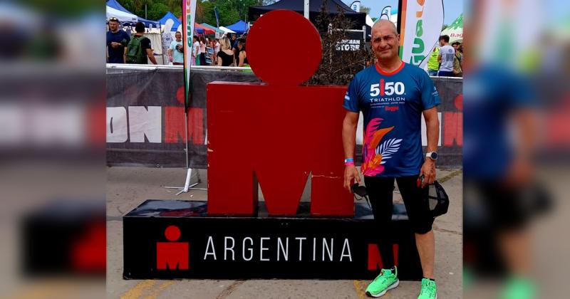 Juan Miguel Degleue cumplió sus metas en esta competencia licencia Ironman