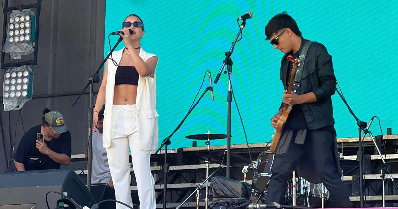 El grupo de cumbia Los Carmelias se quedó con la medalla de bronce en el cierre de la primera jornada de competencias