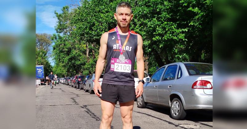 Mariano García tuvo una positiva actuación en esta carrera con un gran nivel de atletas