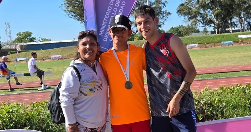 Jeremías Baccaro se quedó con el oro en  los 100 metros T35 Menores