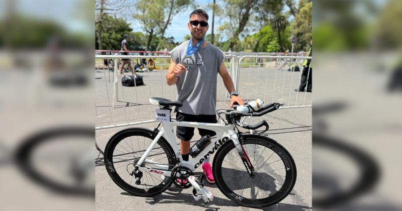 Lautaro Ponce compitioacute con buenas sensaciones en el Ironman 703 Buenos Aires