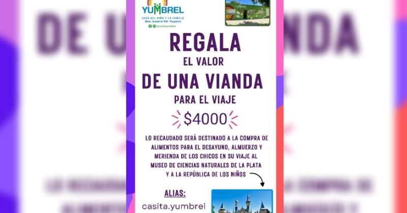 Desde Yumbrel convocan a la comunidad a solidarizarse con los chicos que viajarn a la República de los Niños