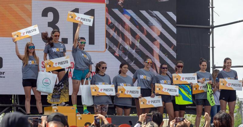 Soledad Aita fue quinta en la general femenina y fue parte de la premiación con las 10 mejores