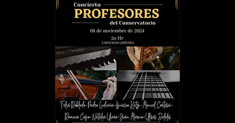 Los profesores del Conservatorio de Música son este viernes los protagonistas