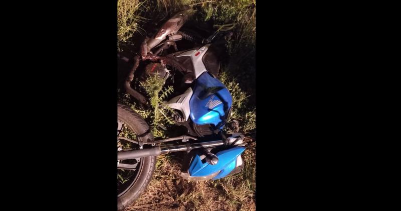 El ocupante de la moto Honde se llevó la peor parte