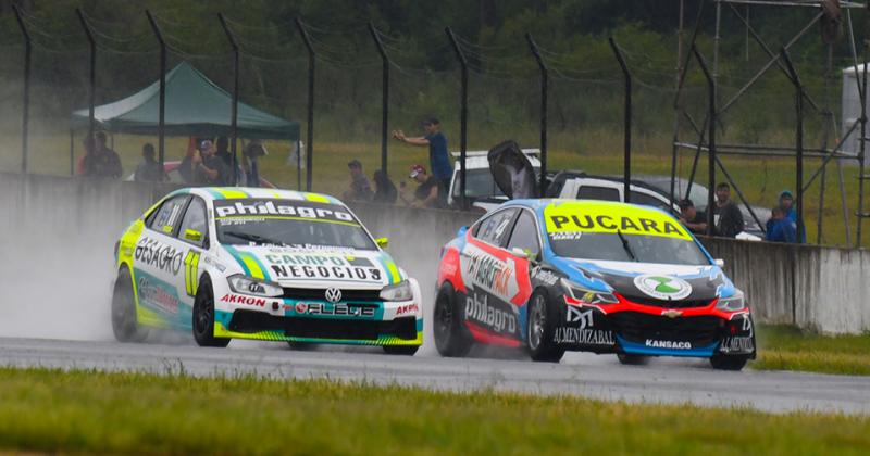 El pergaminense peleando con Jerónimo Teti en la segunda serie