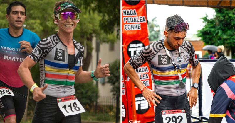 Mariela Delmas y Lautaro Ponce los pergaminenses ms destacados en el Triatlón Olímpico de Baradero