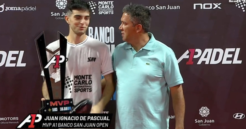 El pergaminense fue elegido MVP de la final del San Juan Open