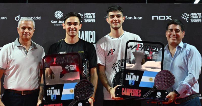 Juan Ignacio De Pascual conquistoacute con Ramiro Pereyra el San Juan Open