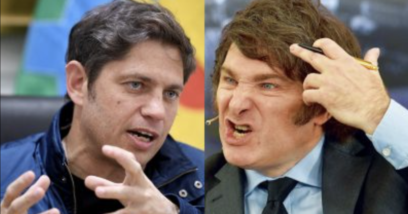 Kicillof y Milei