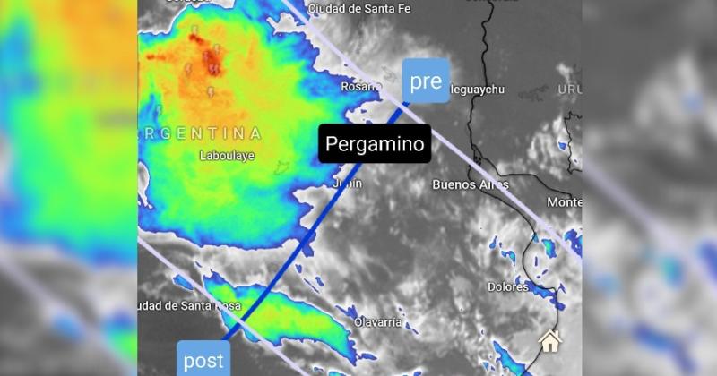 La presencia de nubes intermitentes en el cielo no descarta las posibilidades de lloviznas después de la medianoche