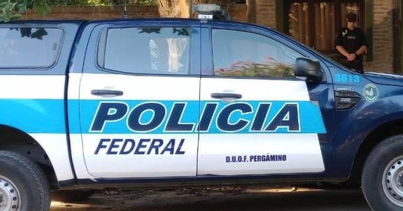 El allanamiento de la Policía Federal en la morada del sospechoso de Mariano H Alfonzo