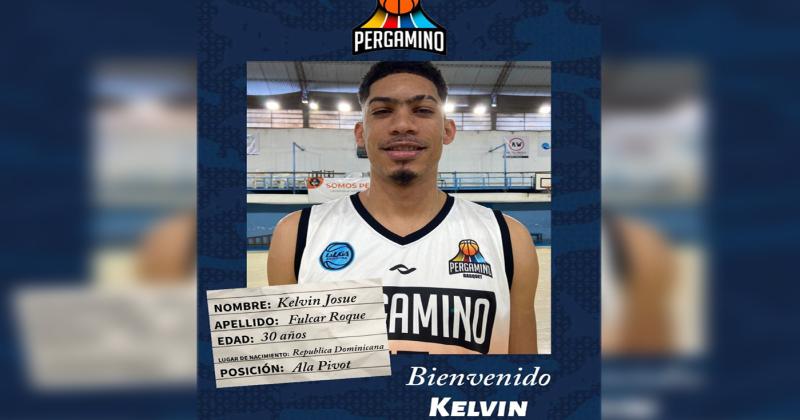 Kelvin Fulcar Roque la cara nueva de Pergamino Bsquet para el Clausura