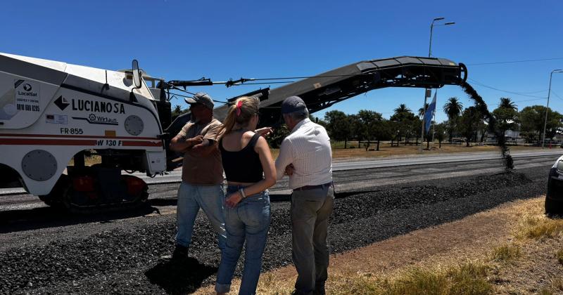 Las mquinas volvieron a trabajar en  la ruta Nº 32