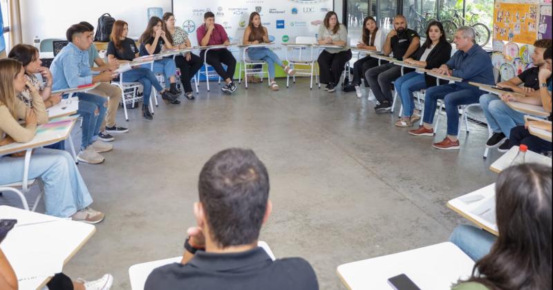 El intendente Javier Martínez participó de la reunión en Parque Belgrano