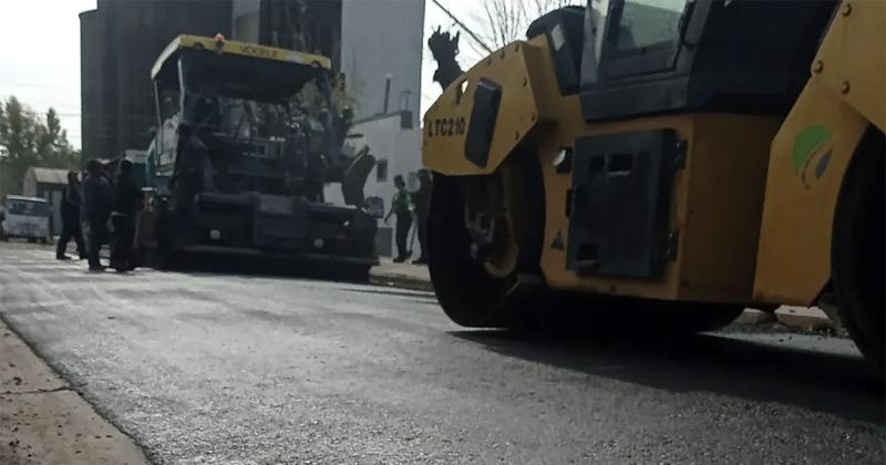 Se estima que esta tarea de repavimentación finalice en siete días aproximadamente