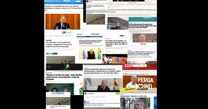 Diferentes medios de la región y de alcance nacional replicaron y analizaron la noticia