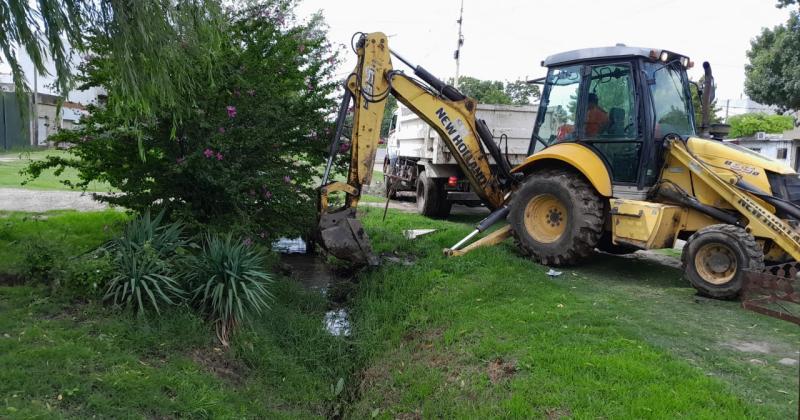 Estos trabajos permiten garantizar el adecuado escurrimiento del agua