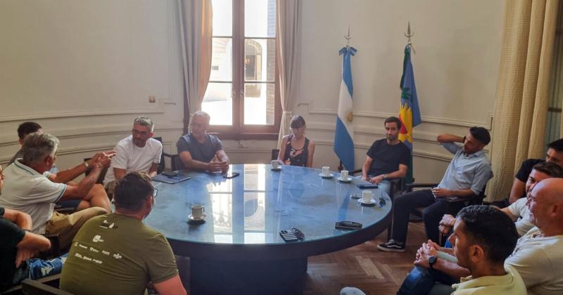 La reunión fue encabezada por Gustavo Ciuffo subsecretario de Deportes del Municipio