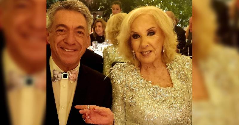 Mirtha Legrand elogió la originalidad del moño diseñado por el artista pergaminense