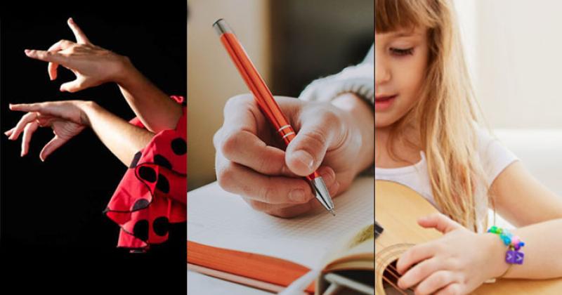 Danzas flamencas taller de escritura y lectura e instrumentos musicales